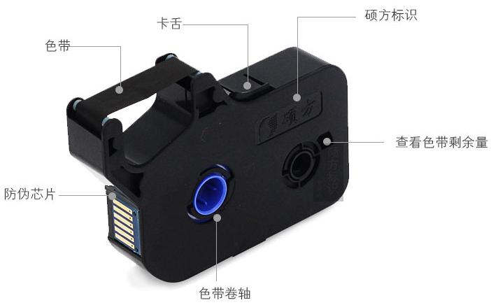 線(xiàn)號(hào)機(jī)色帶斷了