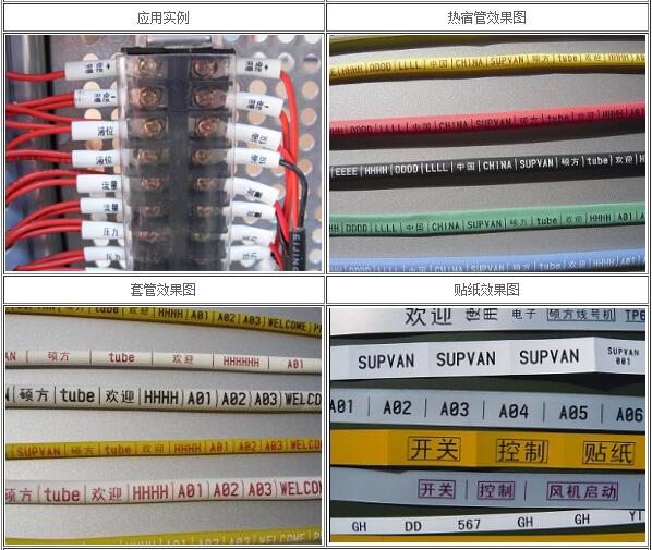 碩方套管打碼機打印實例