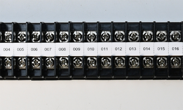 線號機怎么打印端子標志條的