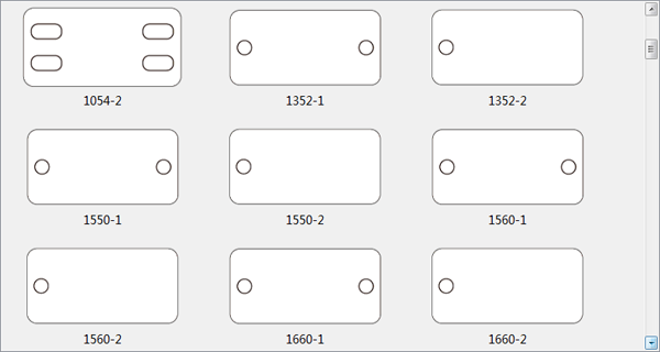 新增的100余種標牌格式模板
