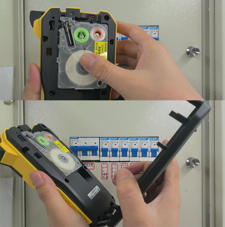 碩方標簽打印機G系列打印教程&mdash;&mdash;安裝打印標簽帶